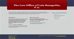 Desktop Screenshot of luisbasagoitia.com